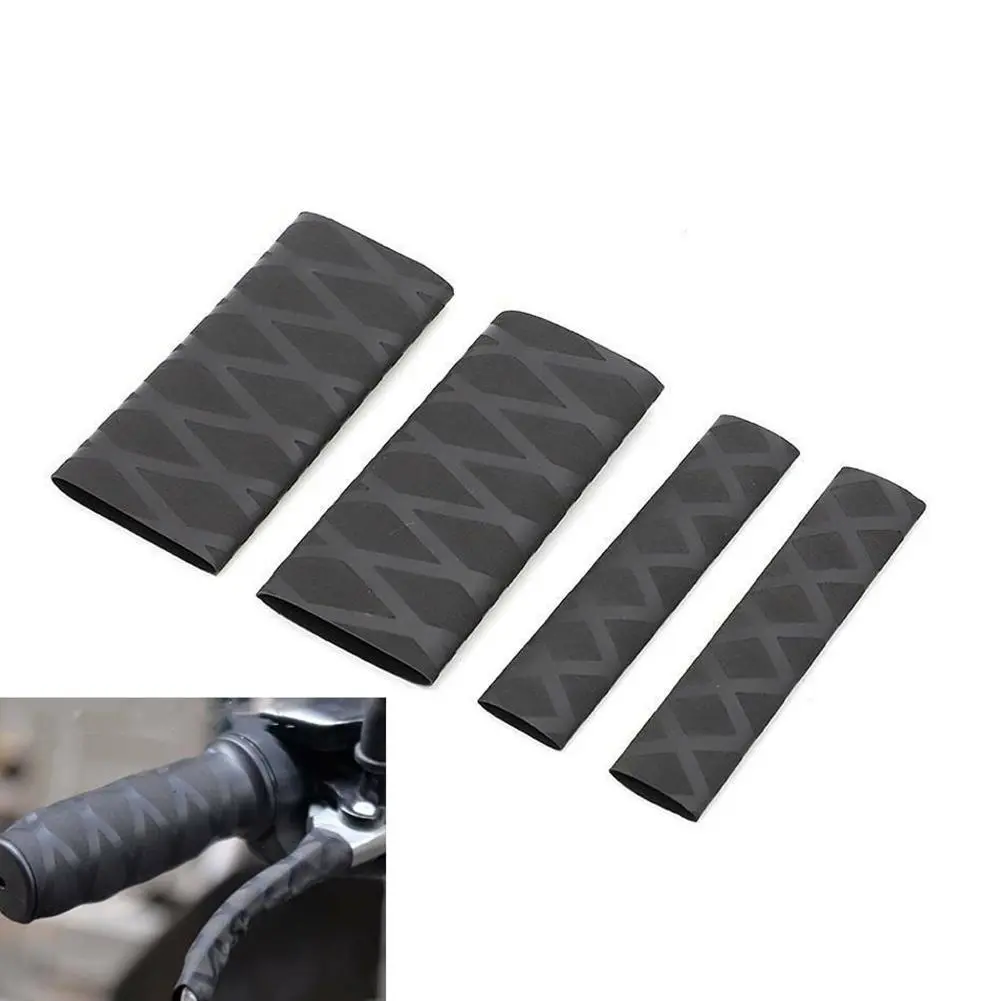 Bọc Tay Lái Xe Máy Thông Dụng 2 Chiếc, Co Nhiệt, Chống Trượt, Bền, Găng Tay Tay Cầm