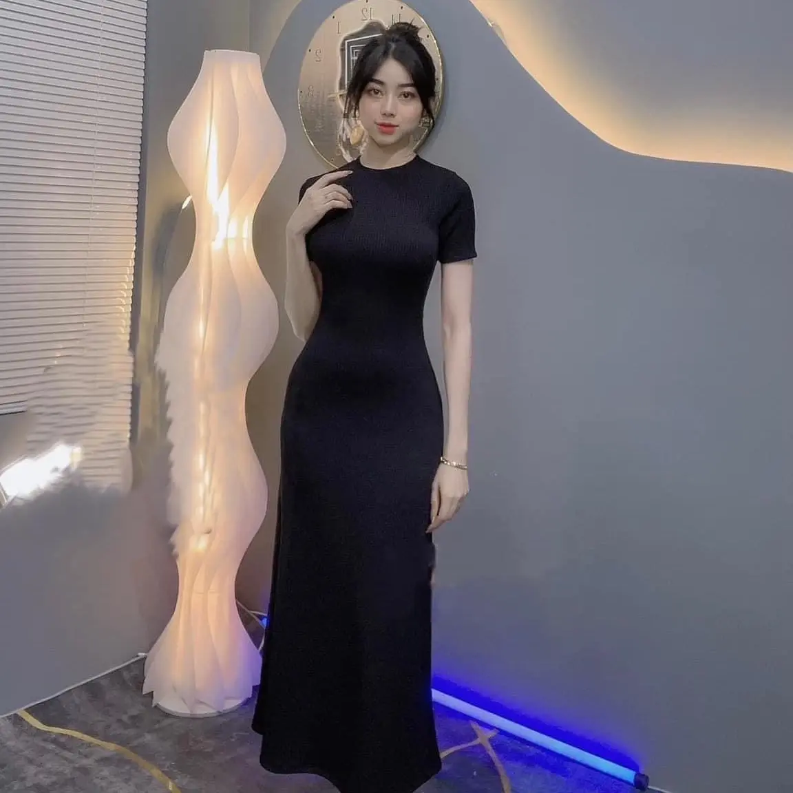 black gala dress plus size Gorgeous Evening Dresses Evening Chiffon Lace Applique Illusion Short Sleeves Floor Length Wedding Guest Dress Brandy melville womens slip size beaded evening gowns wholesale holiday 24 Size:US 9.5