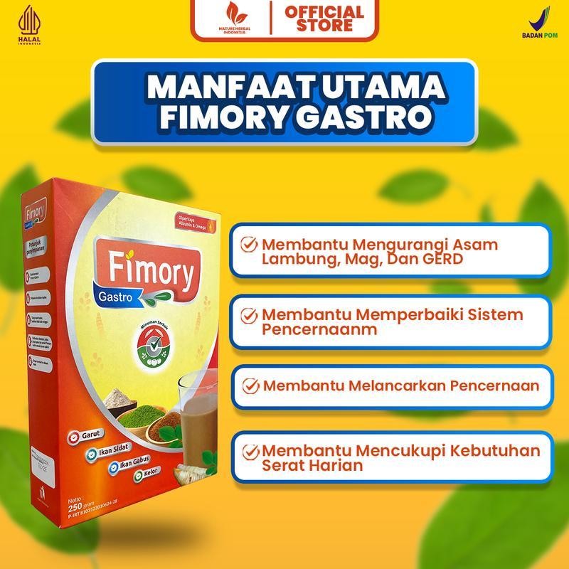 FIMORY GASTRO SEREAL UMBI GARUT 1 BOX  250gr BPOM HALAL MUI  - SOLUSI MEREDAKAN ASAM LAMBUNG, GERD MAAG 100% ORIGINAL 1