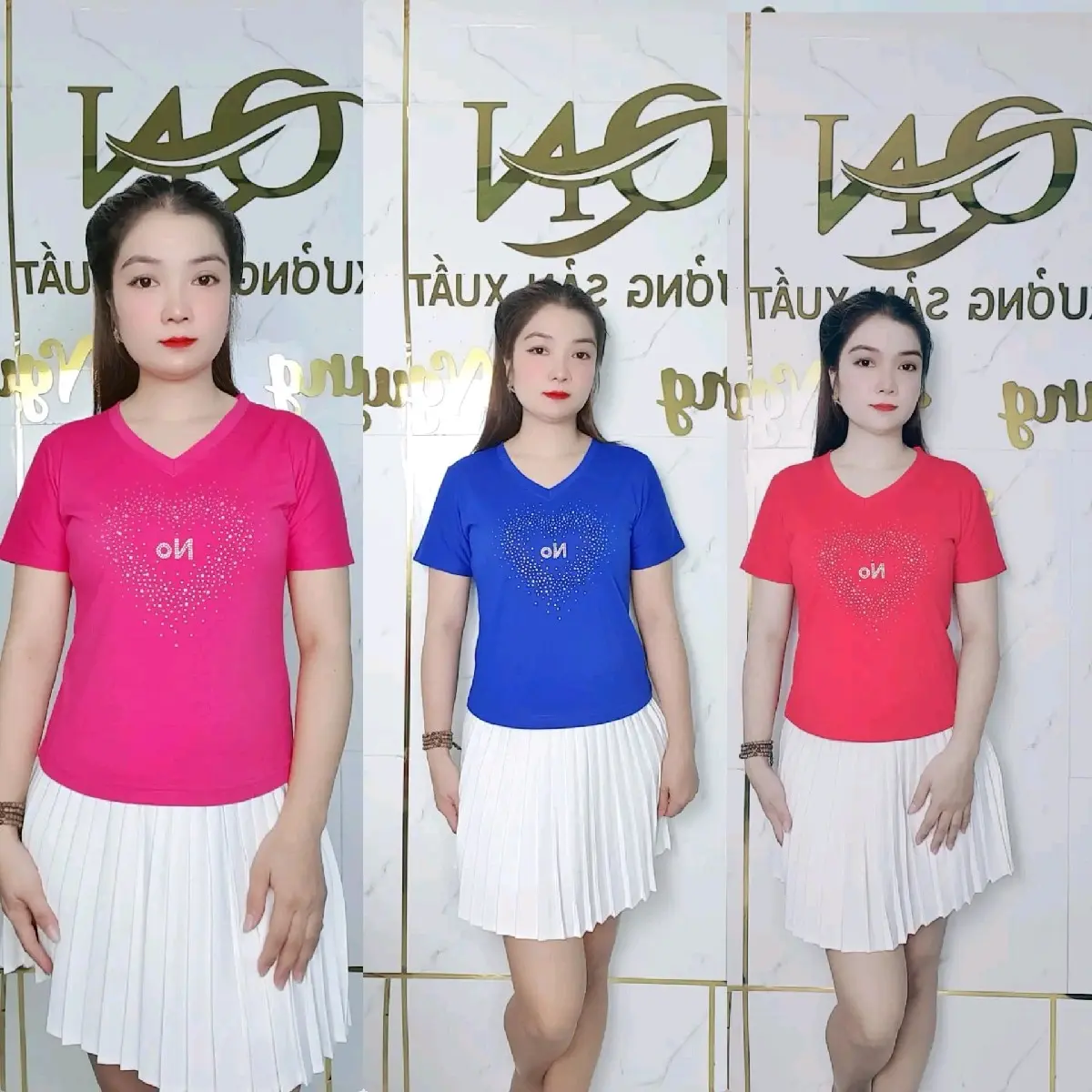 Áo Thun Nữ QN110 Fom carotop. Cổ Tim .Cottonthái. Co Giãn 4 Chiều.Mềm.Mịn .Mát.Thấm Hút Mồ . Women Cổ Tròn