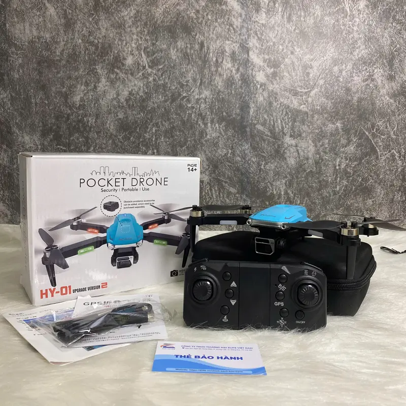 Máy Bay Flycam Z615 Drone Hiệu Zlife, Camera Full HD Quay Phim Chụp Ảnh, Định Vị Vệ Tinh GPS 5G, Động Cơ Không Chổi Than, Thời Gian Bay 10 Phút/Pin, Phù Hợp Cho Các Bạn Đang Tập Bay Silicone, Có Đèn Trợ Sáng Bay Ban Đêm 8