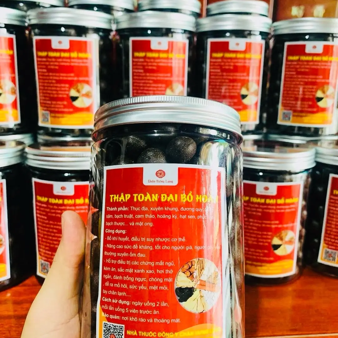 Thập toàn đại bổ hoàn 500gram - Đông y chấn hưng long