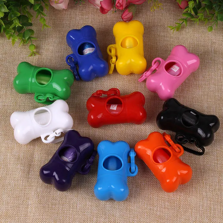 Hộp đựng túi nilong dọn phân cho chó mèo có móc khóa kèm theo (có kèm túi nilong)