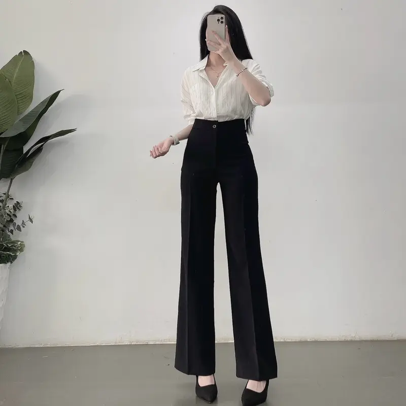 Quần tây ống đứng hack dáng thanh lịch Pants 0
