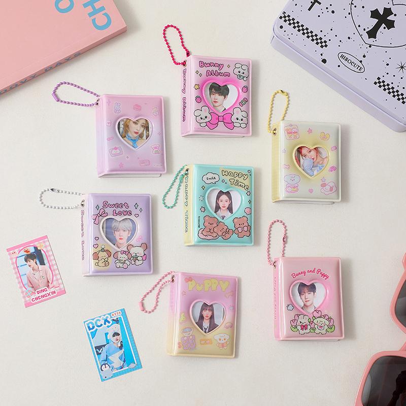 Album Ảnh Mini, Chất Liệu PVC Trong Suốt, Có Hộp Đựng Thẻ Tên, 32 Túi, Đóng Gáy Thẻ, Thích Hợp Để Thu Thập Ảnh Thần Tượng Mini, Sách Sưu Tập 3