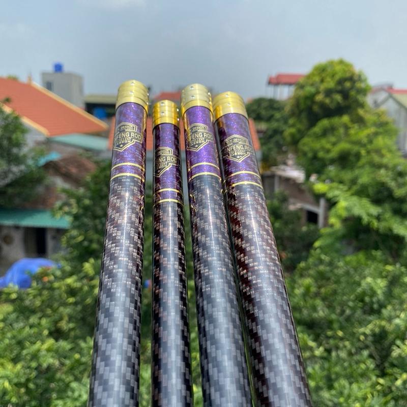 ( Mở bán ) Cần câu tay chiến thần 6h -19i bản đối trọng săn hàng kèm 1 ngọn phụ -1 phao nano -1 trục buộc sẵn và 1 thẻo đôi buộc sẵn 5