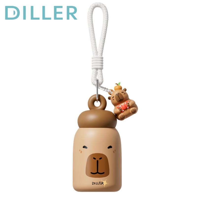 Bình giữ nhiệt chân không Capybara mini Diller Bình Nước Uống bằng thép không gỉ 316 Thiết kế dễ thương Dung tích 270ml D9456