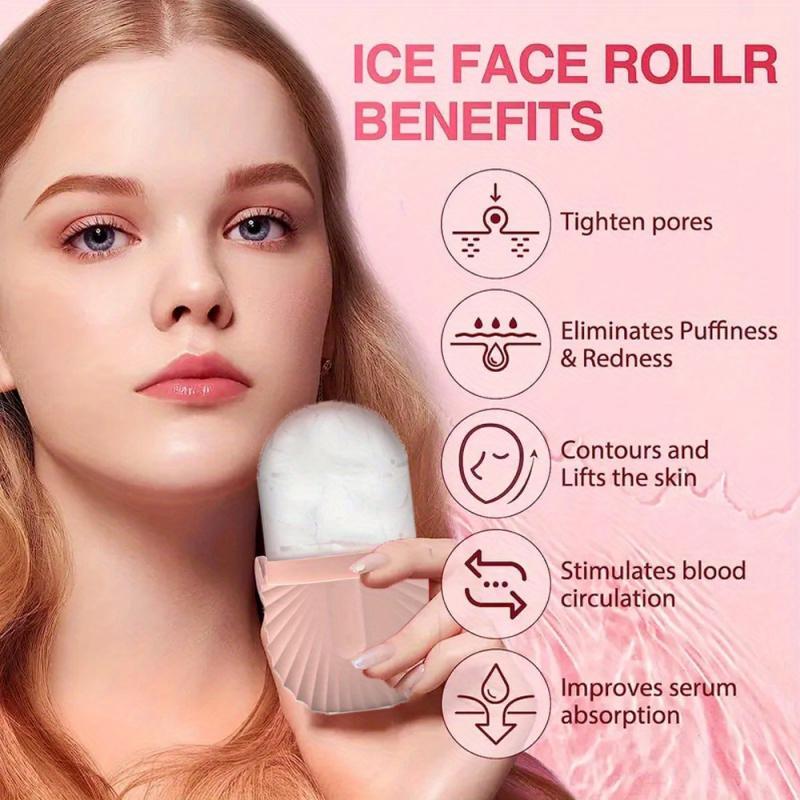 Ice Face Roller, Reusable Face Ice Roller, Ice Face Massage Tool, Skin Care Tool for Women, Facial Skin Relaxing Tool 3