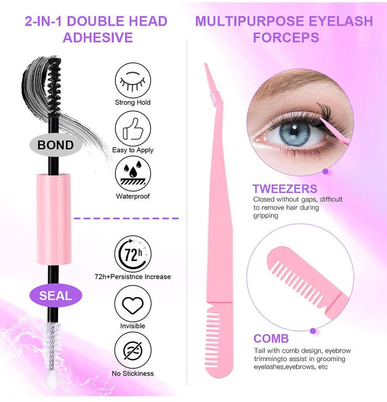Product Introduction of European and American Thick Large Displacement 280 Clusters D Curved DIY Eyelash Segmented Single Cluster Grafting False Eyelashes 6