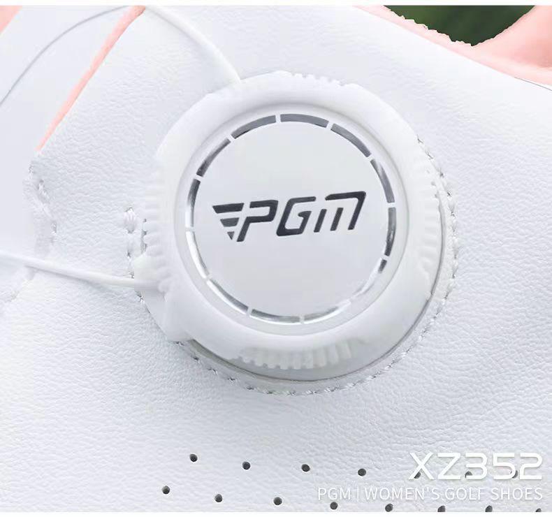 Product Introduction of [PGM] Golf Shoe Women's Breathable Sneaker Anti-Slip Lightweight Knob Comfortable Shock-Absorbing Nail-Free Shoes Xz352 25