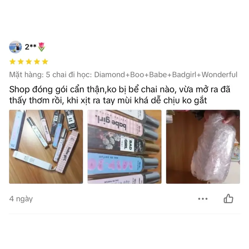 (5 chai) COMBO 5 CHAI NƯỚC HOA CHIẾT Thie Parfum 10ml THƠM 6-8 TIẾNG 4