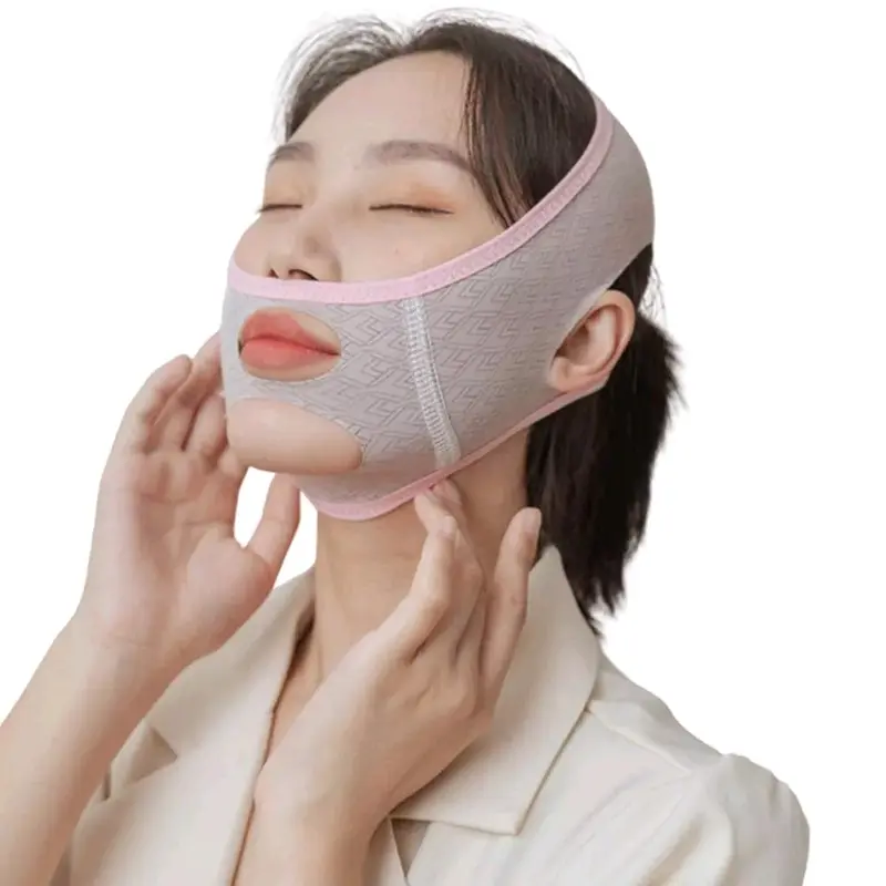 (GARANSI ORI)Korset Wajah V Shape Sensitive skin Perban Pegencang Wajah Permanen Korset Wajah Pipi Pengncang Wajah 3