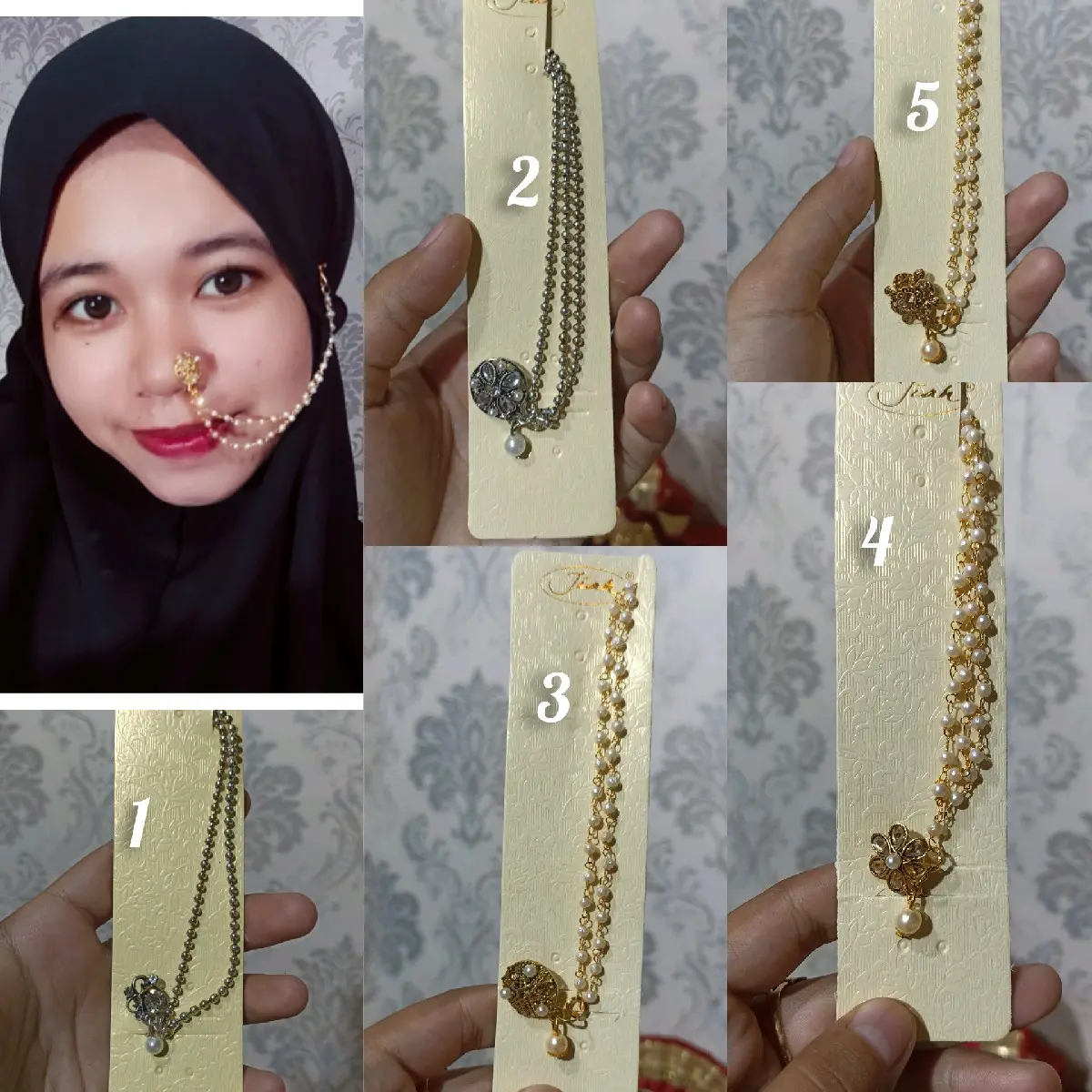 anting hidung india