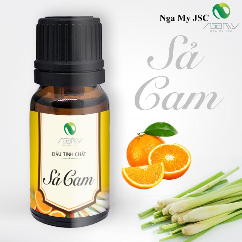 Tinh Dầu Xông Phòng Sả Cam Nga My Dung Tích 10ml Thơm Phòng Giảm Căng Thẳng Khử Mùi Hôi Dầu Thơm Phòng Dầu Thơm