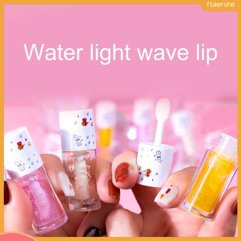 (ftaerone) 5ml Lip Oil Easy to Use Natural Ingredients Moisturizing Various Flavors Reduce Dead Skin Lipstick Primer Lightweight Prevent Chapped Lips Oil for Women 6