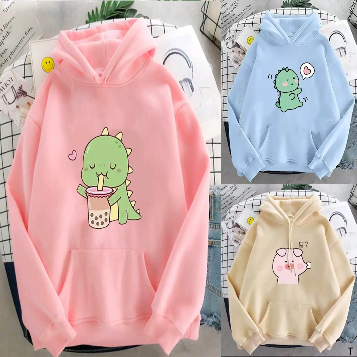 Áo Khoác Nỉ Mỏng Hoodie Nam Nữ Từ 30kg Đến 44kg