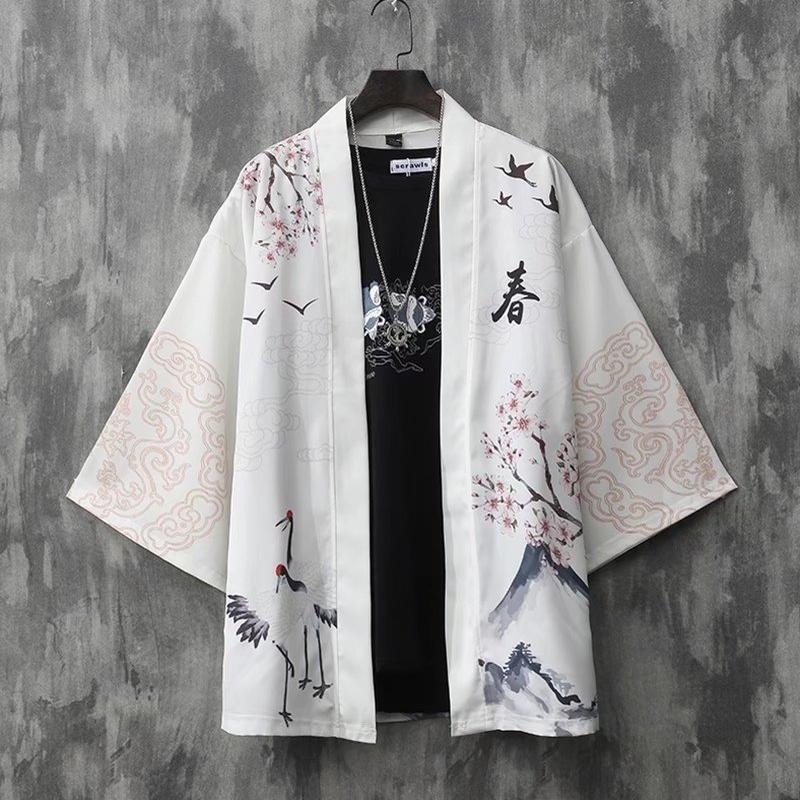 Quần Áo Nam, Phong Cách Hanfu Trung Quốc Mùa Hè, Phong Cách Cổ Điển Áo Choàng Daopao, Bộ Đồ Tang 0