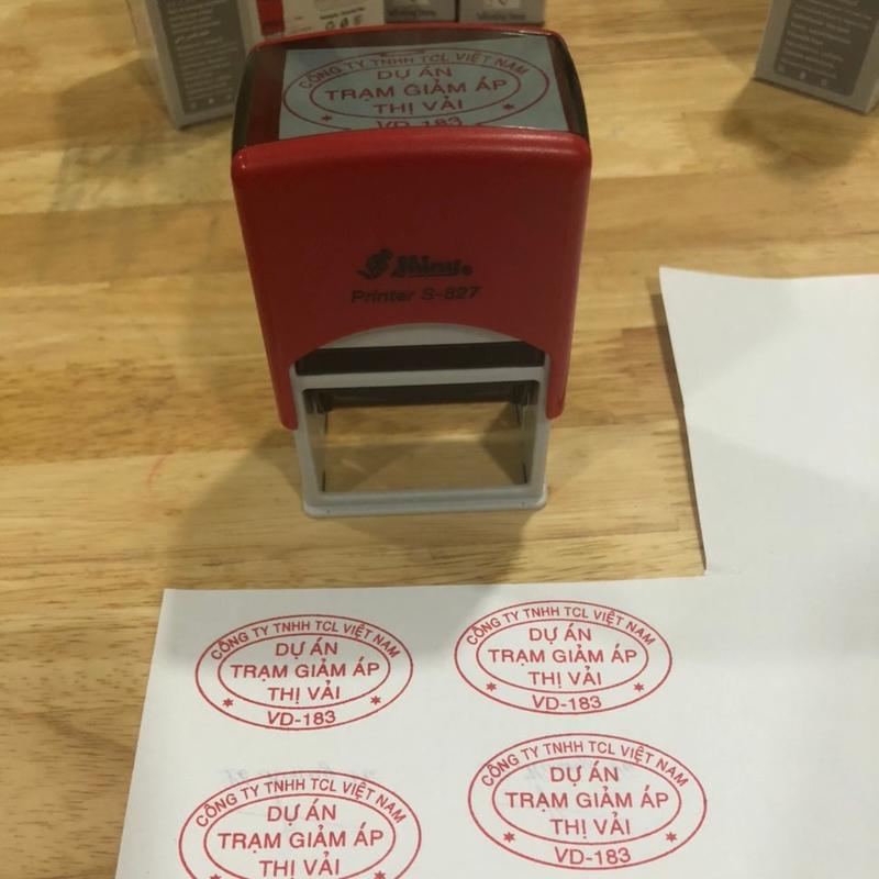 Khắc dấu vuông lớn hiệu Shiny nhiều kích thước khác nhau, khắc dấu theo yêu cầu, sản phẩm chính hãng, giá tốt