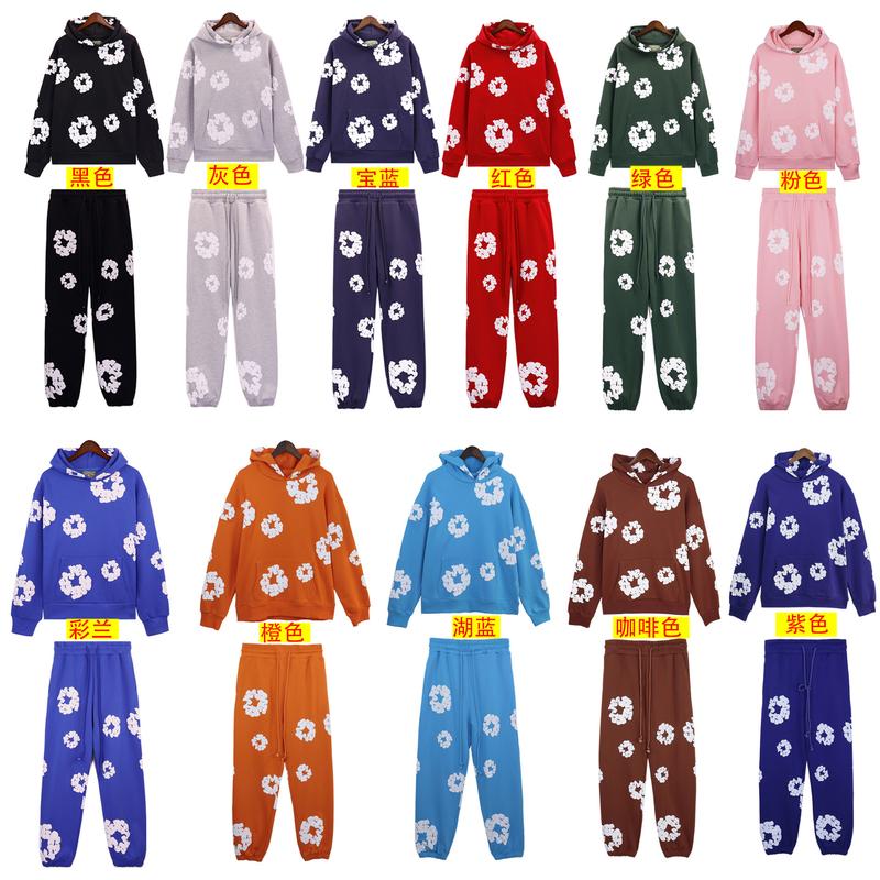 Bộ Đồ Hoodie Mỹ, Bộ Sưu Tập Thu Đông 2024, Bộ Đồ Cặp Đôi Mới, Áo Len, Quần Dài, Thiết Kế Kapok 4