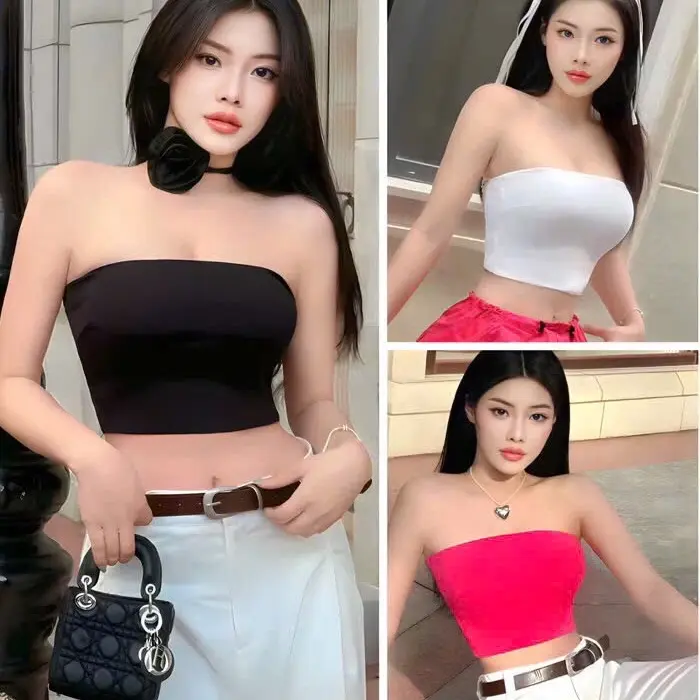 Áo ống nữ chất cotton mềm mịn