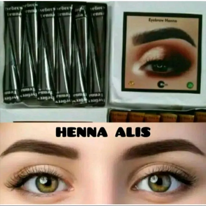 HENNA ALIS HALAL //SULAM ALIS/EYEBROW HALAL 100% Gel