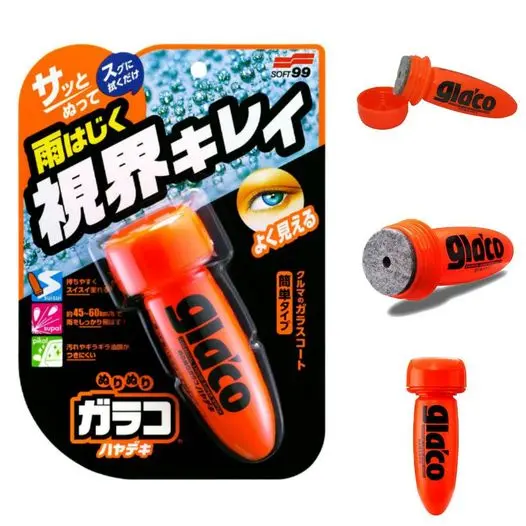 Phủ Nano toàn bộ kính ô tô chống bám nước, hạn chế bám bụi và tia UV GLACO ROLL ON INSTANT DRY SOFT99 G-97  Japan 3 tháng