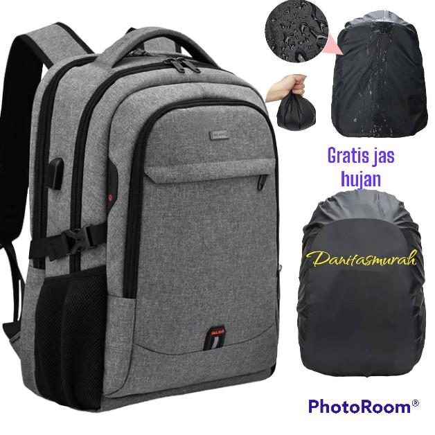 Gratis jas hujann Tas Ransel Kerja Tas Ransel laptop ,tas ransel sekolah anak laki laki Tas Punggung Laptop Tas Kantor 4