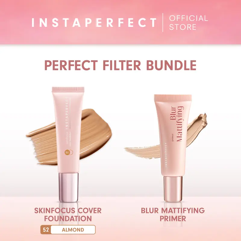 [175K GET 2] Instaperfect Perfect Canvas Set (Skinfocus Cover Foundation & Blur Mattifying Primer) 6