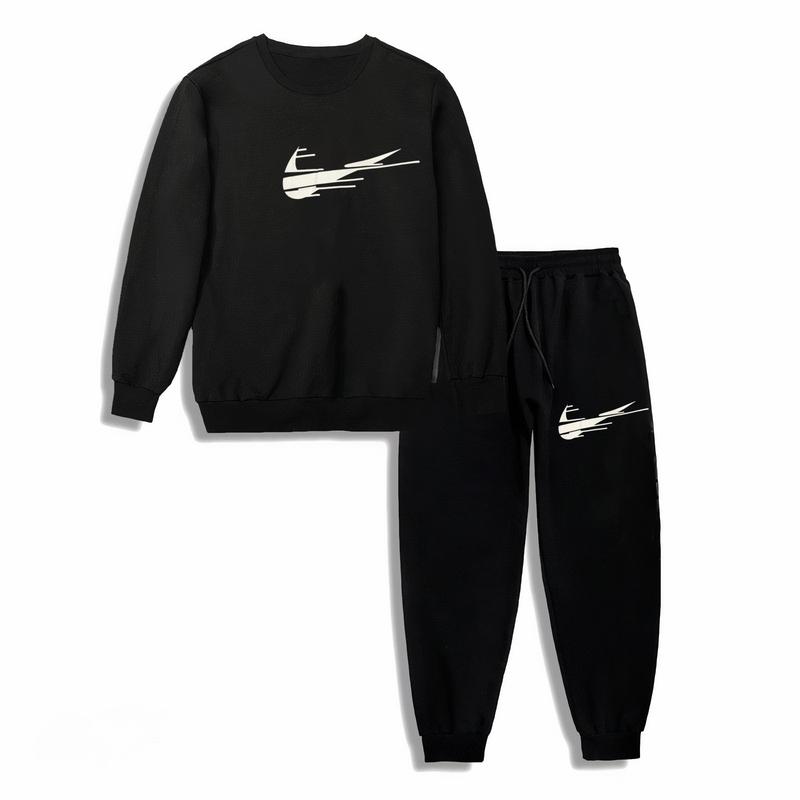 Bộ Quần áo Nỉ Tay Dài Nam THU ĐÔNG Bigsize 45kg Đến 120kg co dãn thoáng khí không xù lông Kiểu Hàn Quốc Menswear Thun