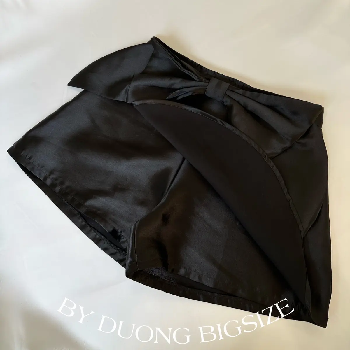 QQV01 Quần giả váy nơ to tafta BIGSIZE - [BY DUONG BIGSIZE]