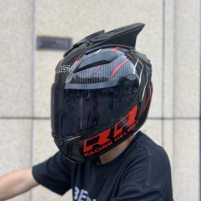 Product Introduction of 3C Certified Anti-fall Motorcycle Helmet for Men, Autumn and Winter Warm Electric Vehicle All-season Universal Riding Full Helmet 9