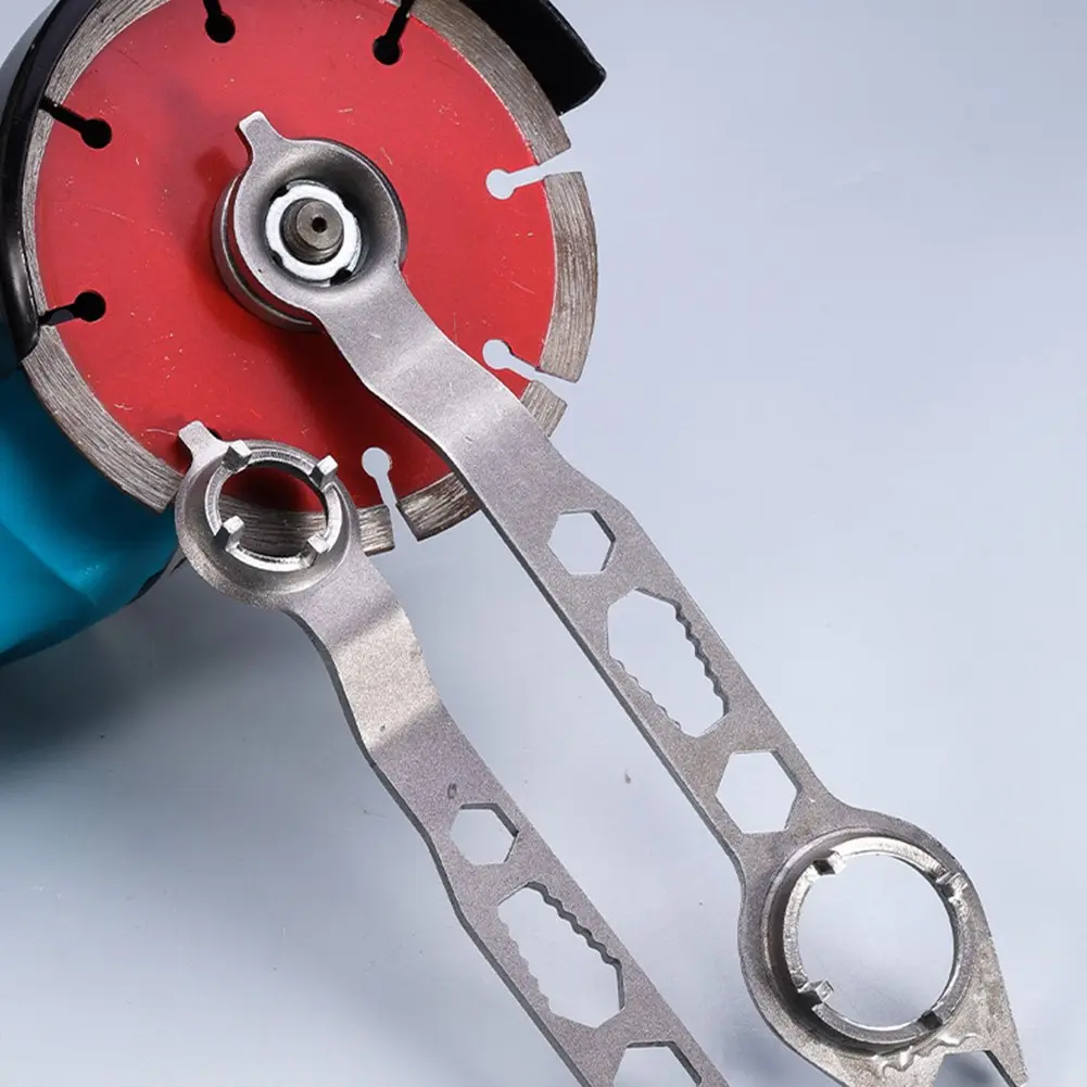HOT🔥🔥6in1 Multi-Functional Angle Grinder Wrench Four Claw Disassembly Power Tools
