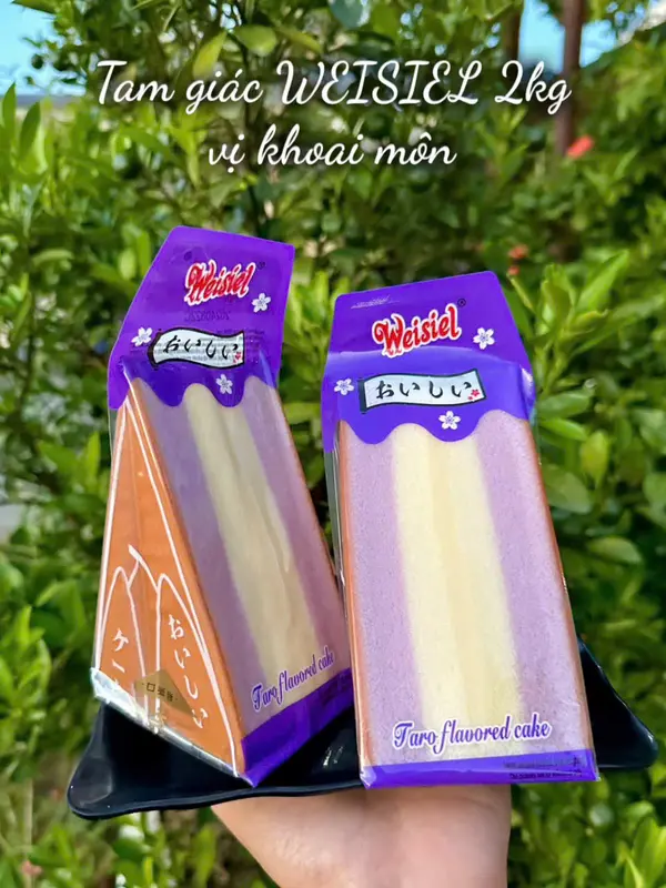 Bánh Tam giác mix 5 vị (sô cô la, mat cha, mam xôi, khoai môn, phô mai) SIÊU NGON 4
