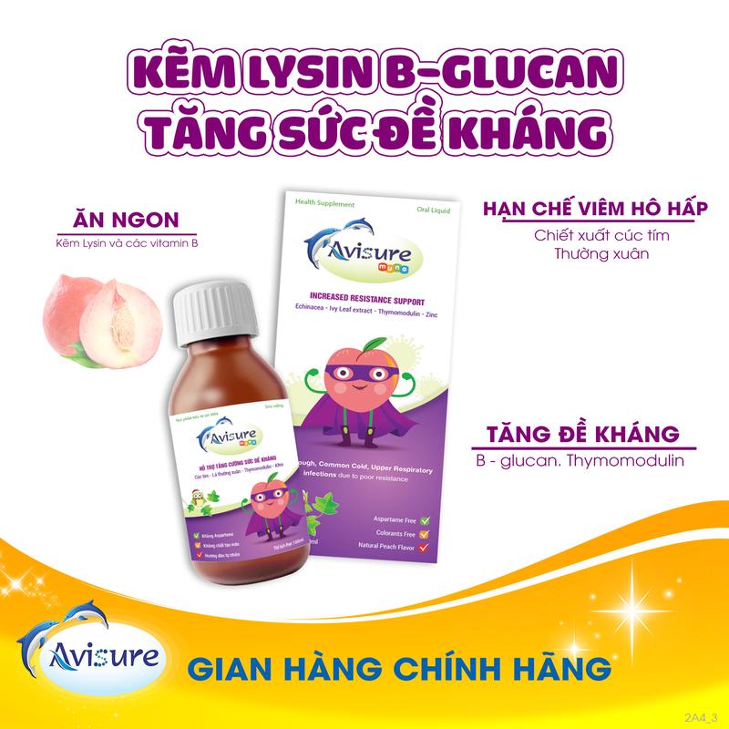 Product Introduction of (Tích điểm nhận quà ) Lọ Avisure Safoli 20ml và lọ Avisure muno 100ml bổ sung Sắt và Tăng đề kháng cho bé Vitamin 4