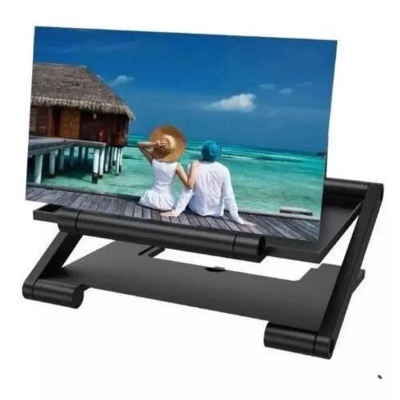 Kaca Pembesar Layar hp 3D F3 Folding Screen Enlarger Stand Nonton Smartphone 3