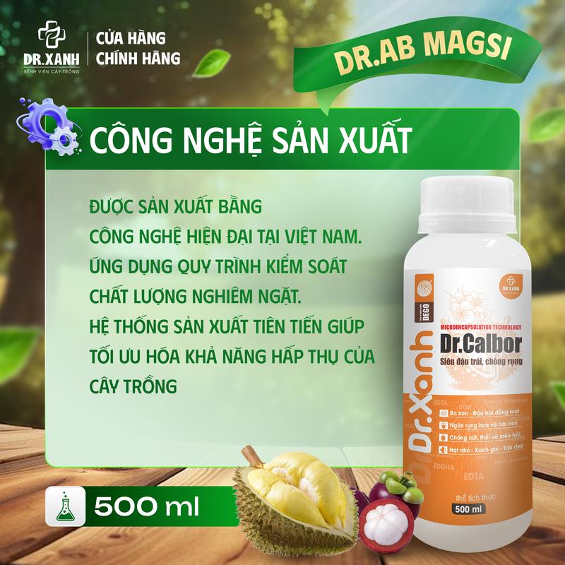Phân bón siêu đậu trái, ra hoa đồng loạt Dr.CalBor - ngăn rụng trái non,chống nứt và méo trái - nhập khẩu Châu Âu 4