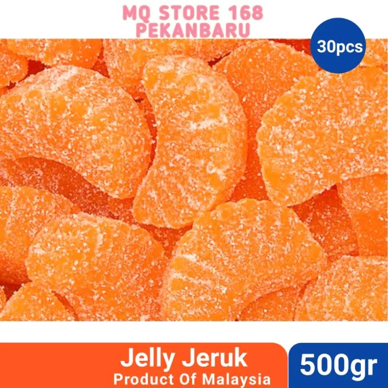 Permen lunak Naraya - Jelly Jeruk Malaysia 500gr