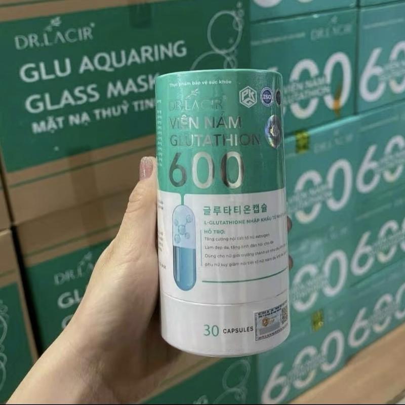 Combo 2h - Viên uống Gluthatinon 600 - sản phẩm chăm sóc da ( mẫu mới ) 1