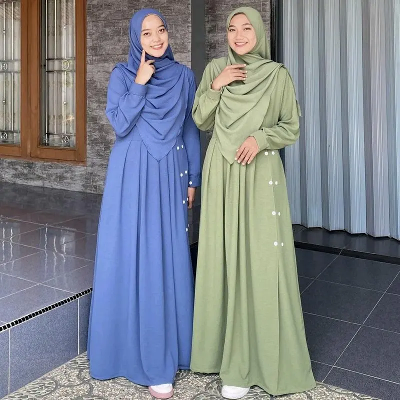 gamis ar rayyan crinkle air flow l jilbab shafi