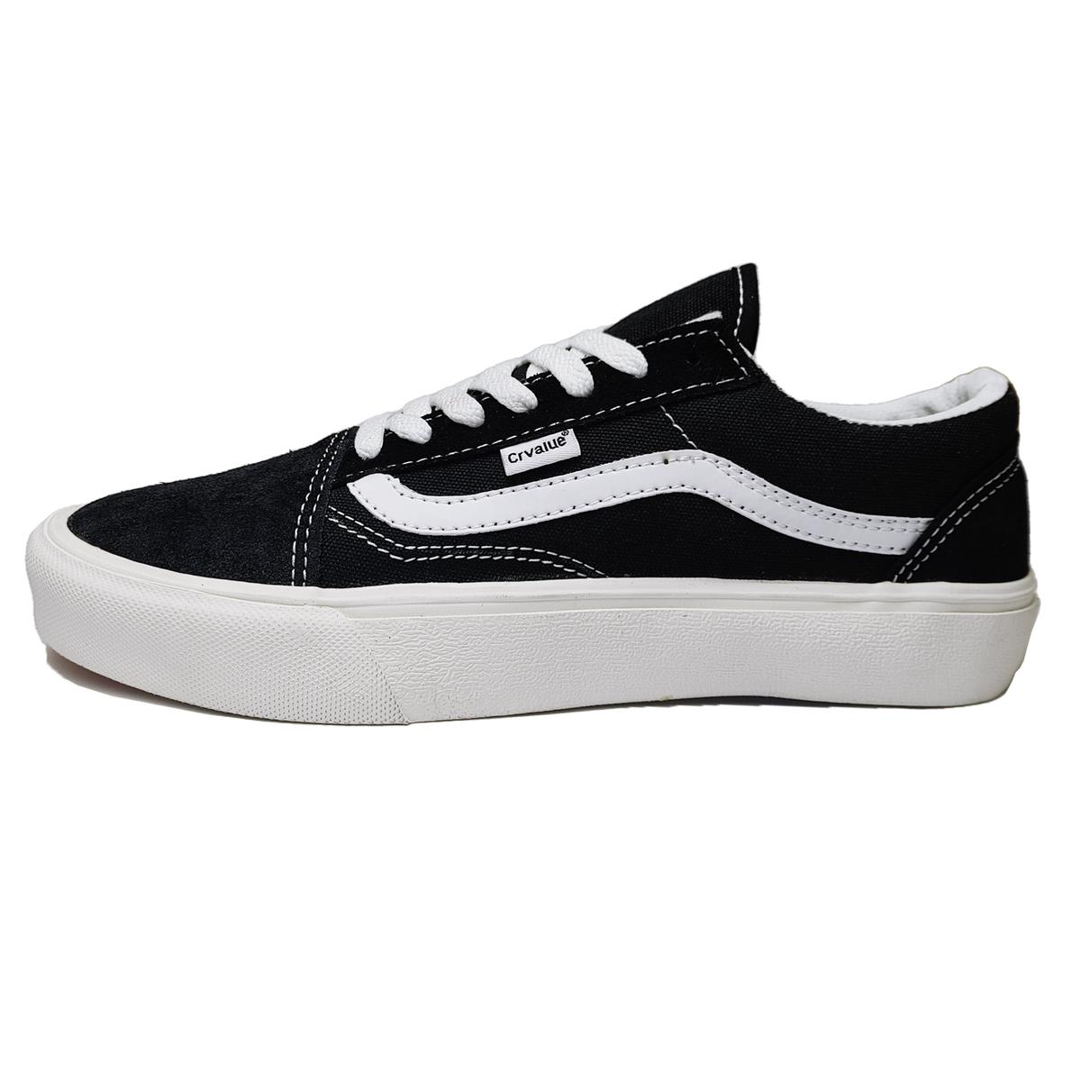 Corvalue Footwear - Sneakers Kasual Misablle Og Hitam putih Pria Wanita casual shoes original G34 3967 Canvas Kerja Black