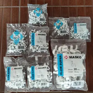 Klem Kabel Masko Paku Beton Asli Kuat Kualitas Bagus Mutu Terjamin 5mm 6mm 7mm 8mm 10mm 12mm 18mm 20mm 22mm