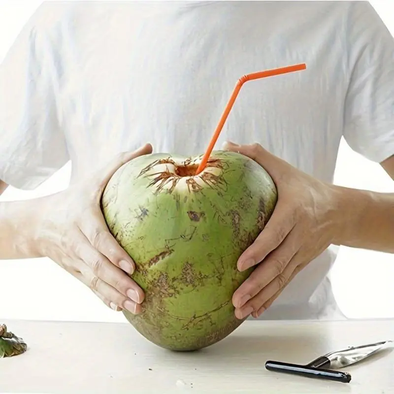 Stainless Steel Coconut Opener, 1 Count Portable Coconut Knife, Coconut Punching Tool, Kitchen Utensils & Gadgets 8