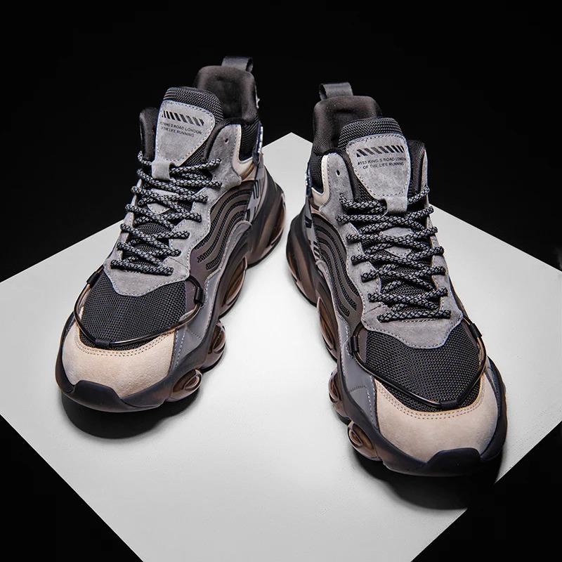 Custom Luminous Winter Plush Casual Sneakers Leather Plus Size US 13 EU 48 Air Cushion Sports Running Shoes for Men Closed Boy_voghion.com