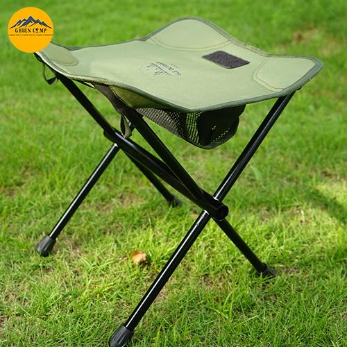 Ghế Gấp Gọn Khung Nhôm Hợp Kim 7075 Vải Oxford 600D Chịu Tải Trọng Cao 100KG Dùng Cắm Trại Dã Ngoại Câu Cá 4