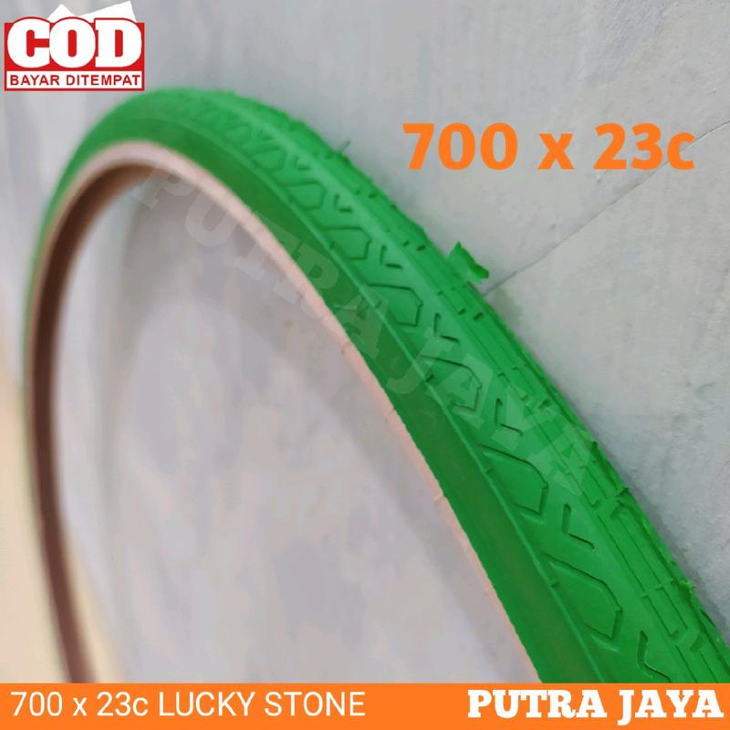 Lucky Stone Ban Luar Fixie 700 x 23c Sepeda balap Road Bike velg Rims 700 Murah 2