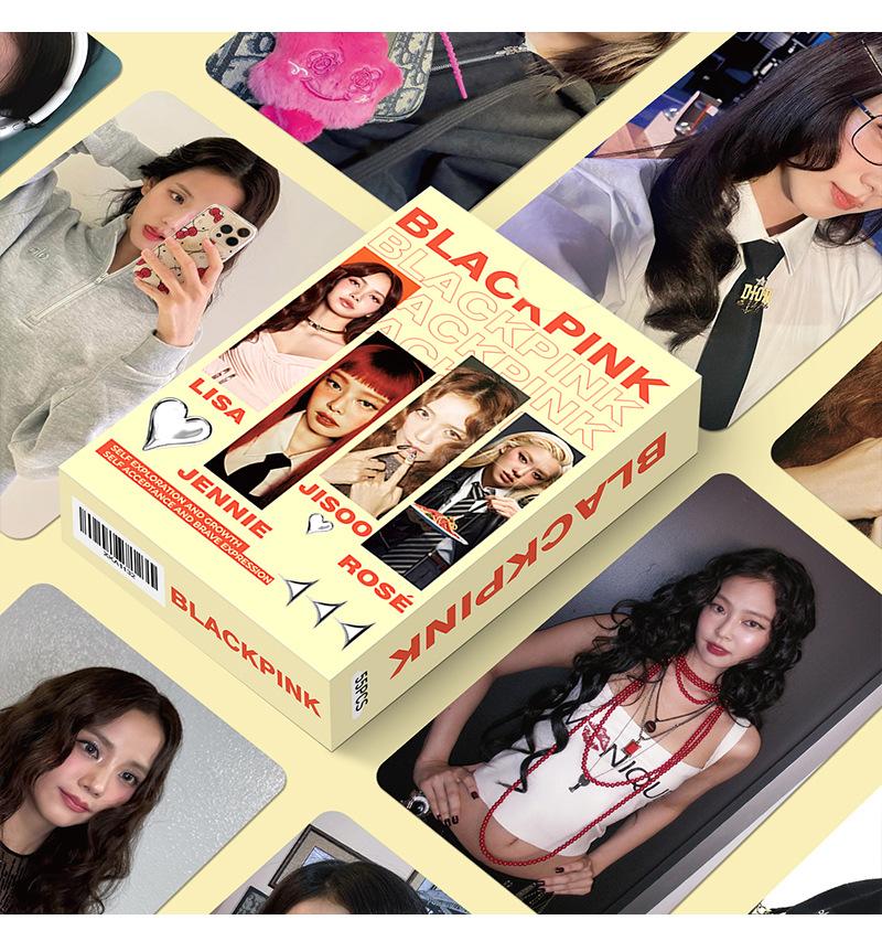 YANEN 55pcs Blackpink Group Lomo Cards K pop HD Selfie Collectible