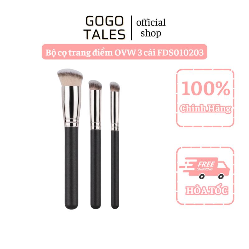 GOGOTALESVN Bộ cọ trang điểm OVW 3 cái  Bàn chải nền 170 Bàn chải che khuyết điểm 270 Bàn chải che khuyết điểm 370