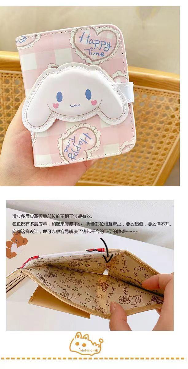 Product Introduction of Ví Nhỏ Khi Tôi Nhanh Chóng Đến Với Bạn, Zhang Miao Yi Su, Phong Cách Cô Gái Trẻ Hoạt Hình Dễ Thương, Túi Đựng Thẻ, ví đựng tiền Xu 5