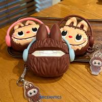 Gambar Airpods Case Labubu with Headphone Gen 1 2 3 PRO Soft Silicone - Brown, Airpods Gen 1/2 dari Arceantics Kota Tangerang 3 Tokopedia