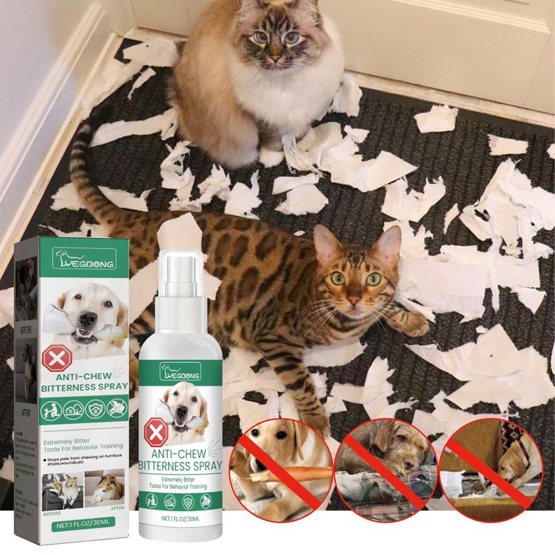 Product Introduction of [Ready Stock & Cod] Yegbong Pet Anti-Chewing Spray Cat Dog Pet Behavior Correction Anti-Biting Scratching Spray 0